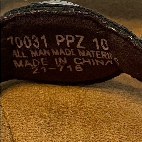 Minnie Tonka Women’s Boca Slide Sandals | Bronze Python Print Sz 10 - Picture 3 of 6